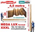 NOWOŚĆ! Elastyczna deska dekoracyjna MEGA FORMAT XXXL DekorFront  4,5 m x 29 cm